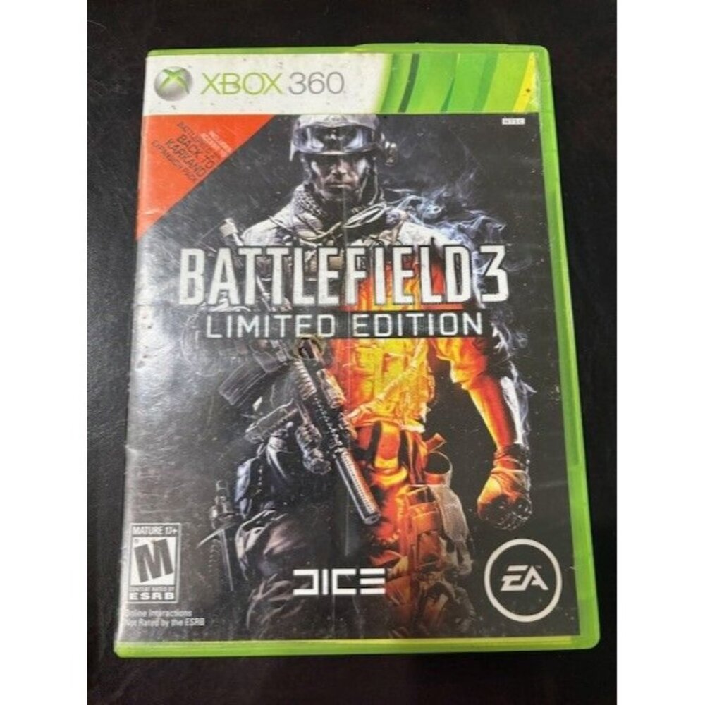 Battlefield 3 Limited Edition Xbox 360 Game By EA‎ DICE Complete With Case